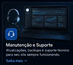 Manutenção e suporte técnico